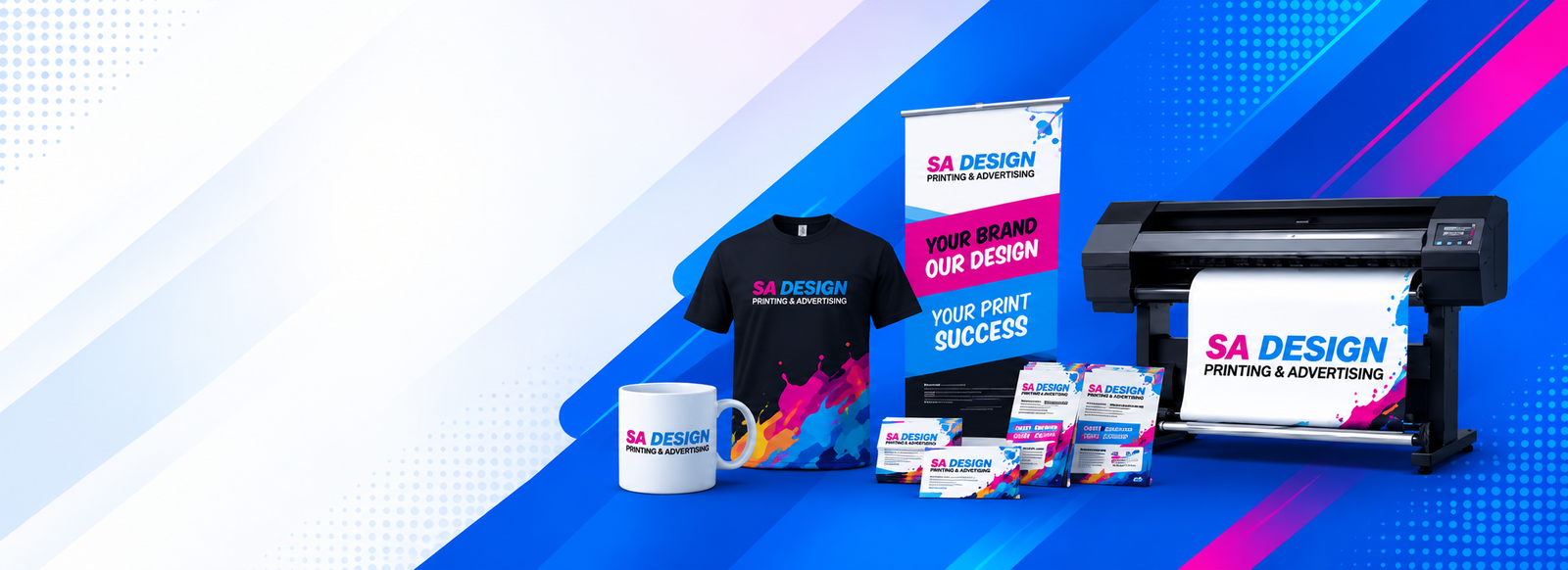 SA Design printing showcase