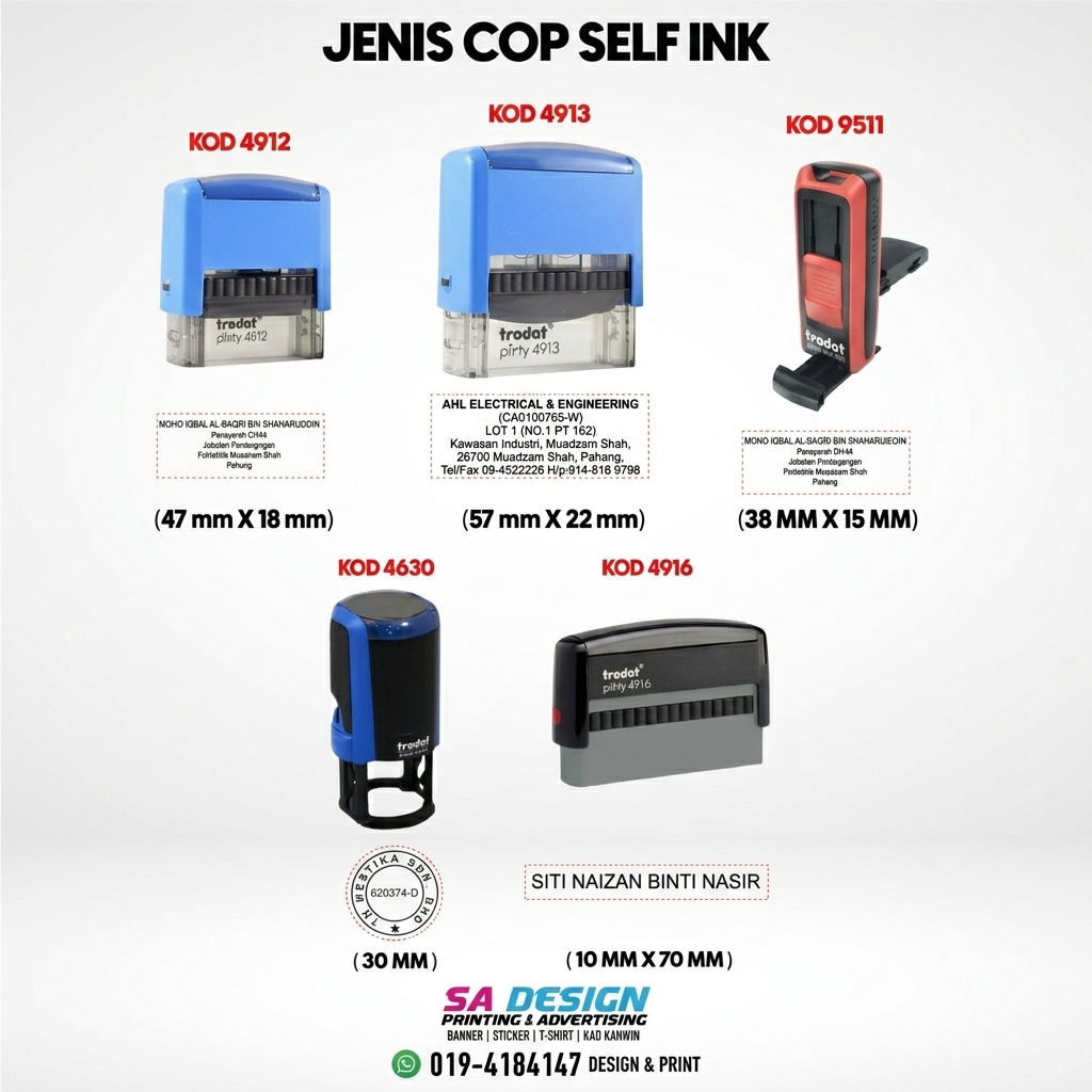 Custom Self-Inking Stamp